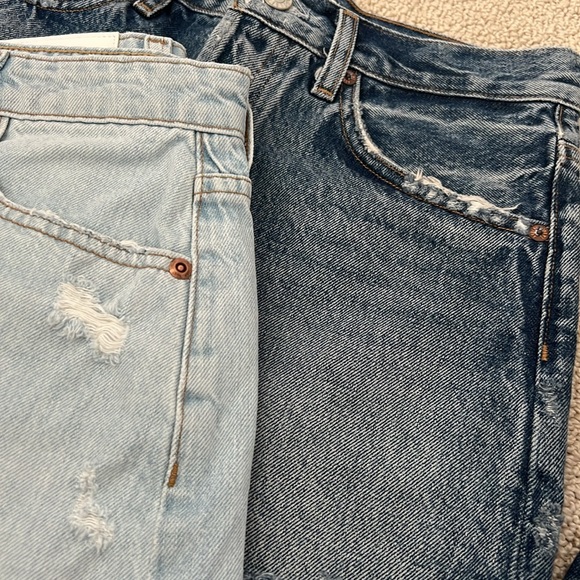 AGOLDE Dee High Rise Shorts NWOT - Picture 13 of 15